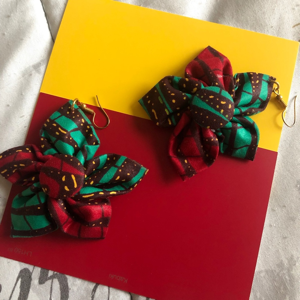 Colorful Print Earrings